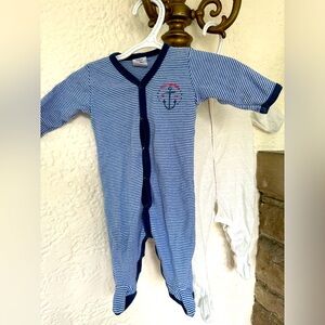 Petit Bateau Baby Onesie footed sleepers